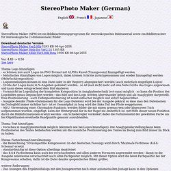 StereoPhoto Maker (German)