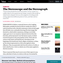 Oliver Wendell Holmes on the Stereoscope and Stereograph