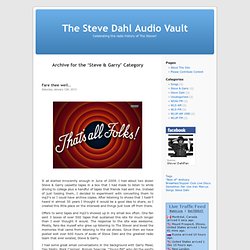 Steve & Garry « The Steve Dahl Audio Vault