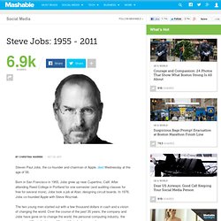 Steve Jobs: 1955 - 2011