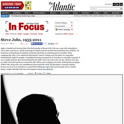 Steve Jobs, 1955-2011 - Alan Taylor - In Focus