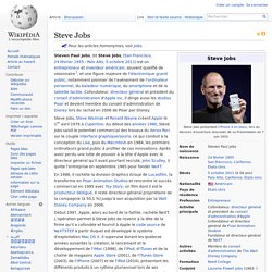 Steve Jobs Wikipédia
