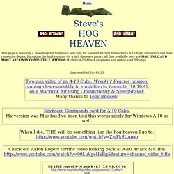 Steve Russillo's HOG HEAVEN (A-10 Attack & A-10 Cuba)