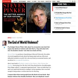 The End of World Violence? - Print View