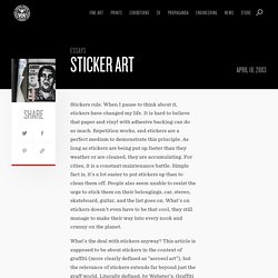 Sticker Art - Obey Giant