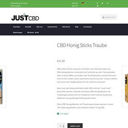 CBD Honig Sticks Traube