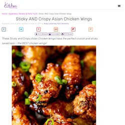 Sticky AND Crispy Asian Chicken Wings
