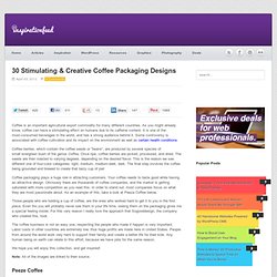 30 Stimulating & Creative Coffee Packaging Designs