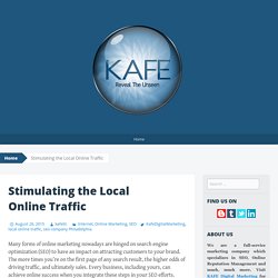Stimulating the Local Online Traffic