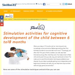 Stimulation Activities of Child Brain between 6 to 18 Months, Stimulation Techniques – Simmom