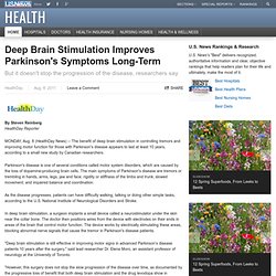 Deep Brain Stimulation Improves Parkinson's Symptoms Long-Term