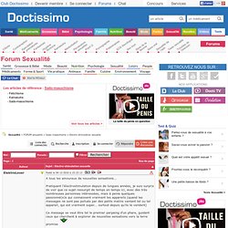 Electro-stimulation sexuelle - Sado-masochisme - FORUM sexualité