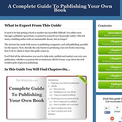 The Stinkyink Guide to Publishing Your Book