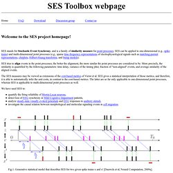 Stochastic Event Synchrony (SES) Toolbox