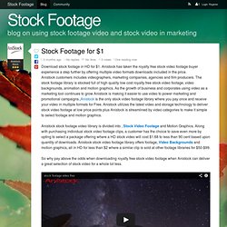 Stock Footage for $1 - Stock Footage