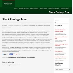 Stock Footage Free