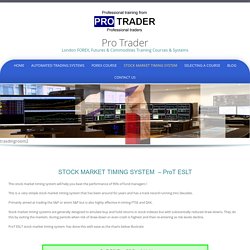 Stock market timing system