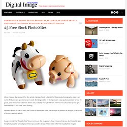 25 Free Stock Photo Sites