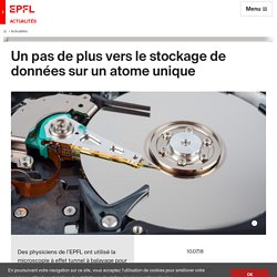 Un pas de plus vers le stockage de données sur un atome unique