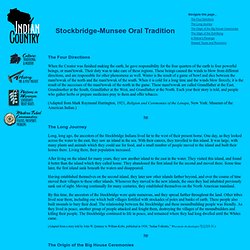 Stockbridge-Munsee Oral Tradition - Indian Country Wisconsin