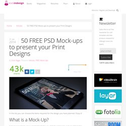 StockInDesign 50 FREE PSD Mock-ups to present your Print Designs » StockInDesign