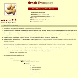 Stockpotatoes - Le distributeur de patates