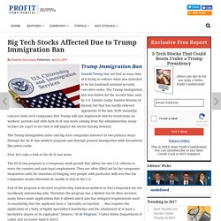 Big Tech Stocks Affected Due to Trump Immigration Ban