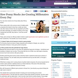 3 Reasons to Buy and Sell Penny Stocks