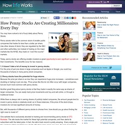 How Penny Stocks Are Creating Millionaires Every Day