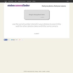 Stolen Camera Finder