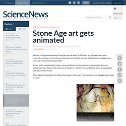 Stone Age Art Gets Animated