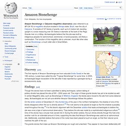 Amazon Stonehenge