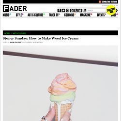 Stoner Sundae: How to Make Weed Ice Cream