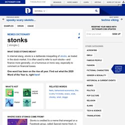 stonks - Dictionary.com