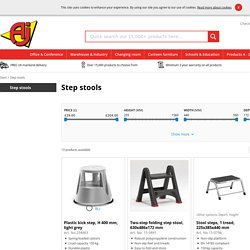 Buy step stools to access high shelves