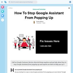 How To Stop Google Assistant From Popping Up