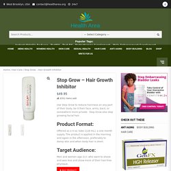 Stop Grow - Hair Growth Inhibitor