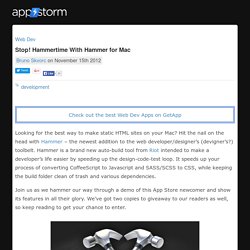 Stop! Hammertime With Hammer for Mac