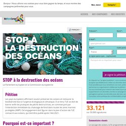 STOP à la destruction des océans