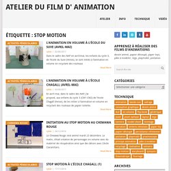 stop motion – Atelier du Film d' Animation