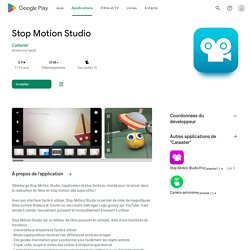 Stop Motion Studio – Applications sur Google Play