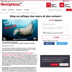 Stop au pillage des mers et des océans !