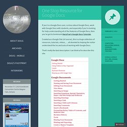 One Stop Resource for Google Docs
