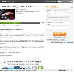 Stop shark finning in the UK & EU