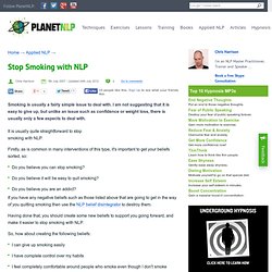 Stop Smoking with NLP - use NLP to Quit Smoking