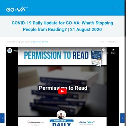 What's Stopping People from Reading? - COVID-19 Daily Update for GO-VA