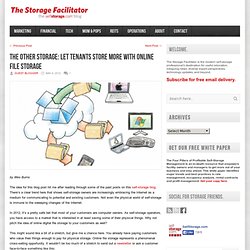 The Other Storage: Let Tenants Store More With Online File Storage
