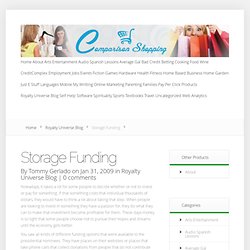 Storage Funding