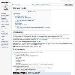 Storage Model