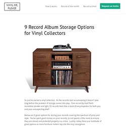 9 Record Album Storage Options for Vinyl Collectors «